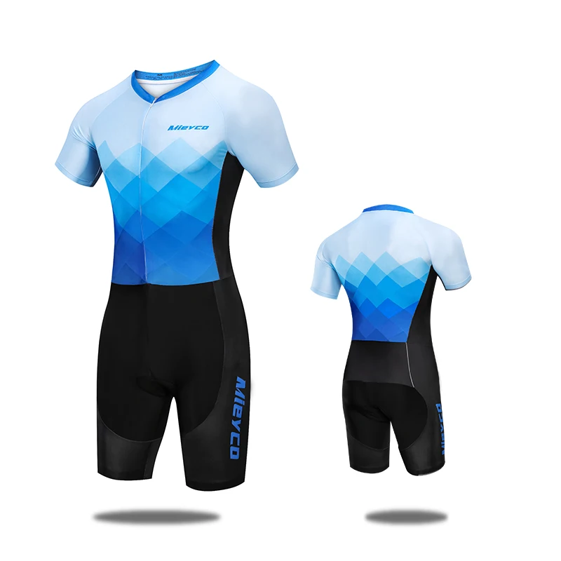 Mieyco Herren-Triathlon-Skinsuit, schnelltrocknender Einteiler, Tri-Anzug für Radfahren, Laufen, Schwimmen, Rennen, Team-Bike-Sportbekleidung – Detail 9