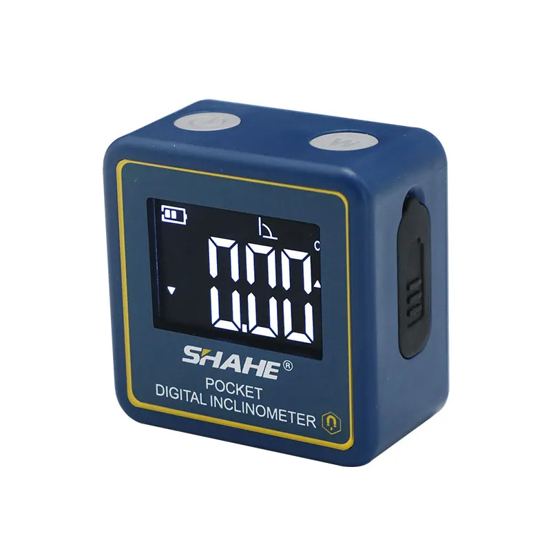 SHAHE Small Digital Level Rechargeable Protractor Inclinometer Digital Angle Finder Angle Measuring Tools