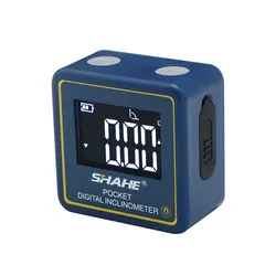 SHAHE Small Digital Level Rechargeable Protractor Inclinometer Digital Angle Finder Angle Measuring Tools