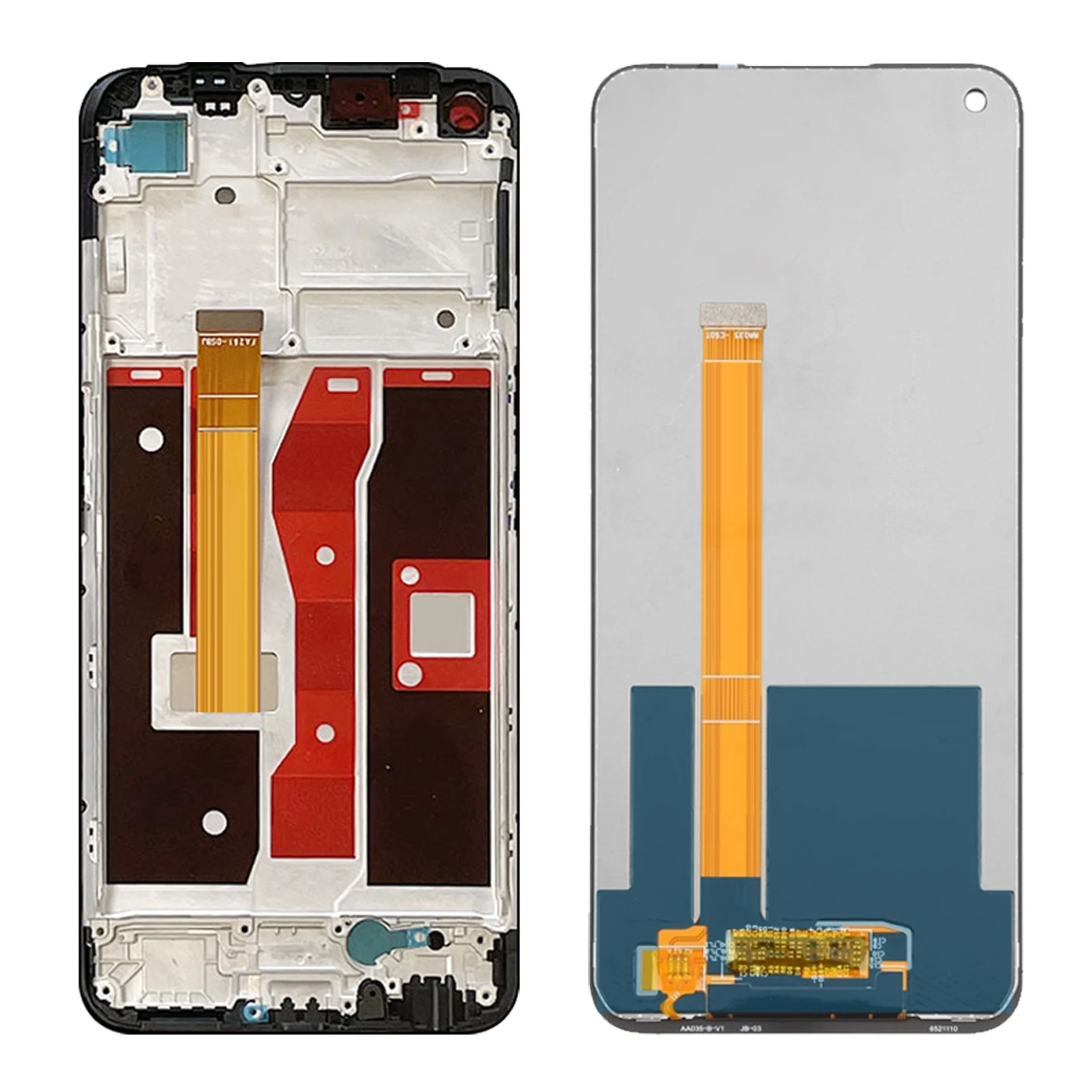 Original NEW LCD For Oppo A54 4G CPH2239 Lcd Display Touch Screen Digitizer Assembly with Frame for Oppo A54 5G CPH2195 OPG02