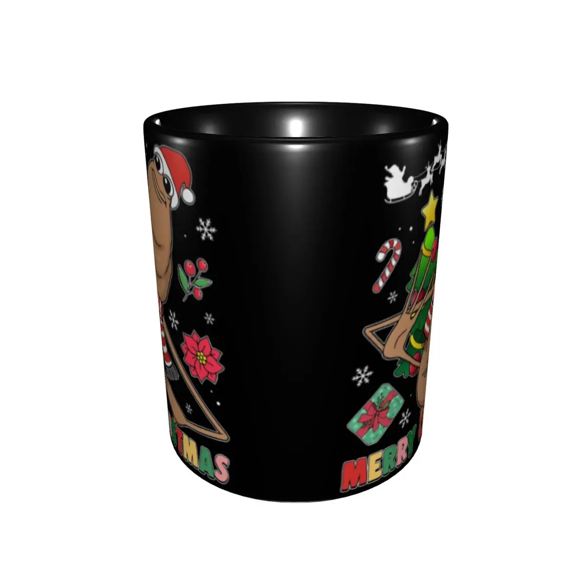 Marcus The Worm Merry Christmas Merch Coffee Mugs Kawaii Tea Cups Gifts For Woman Man