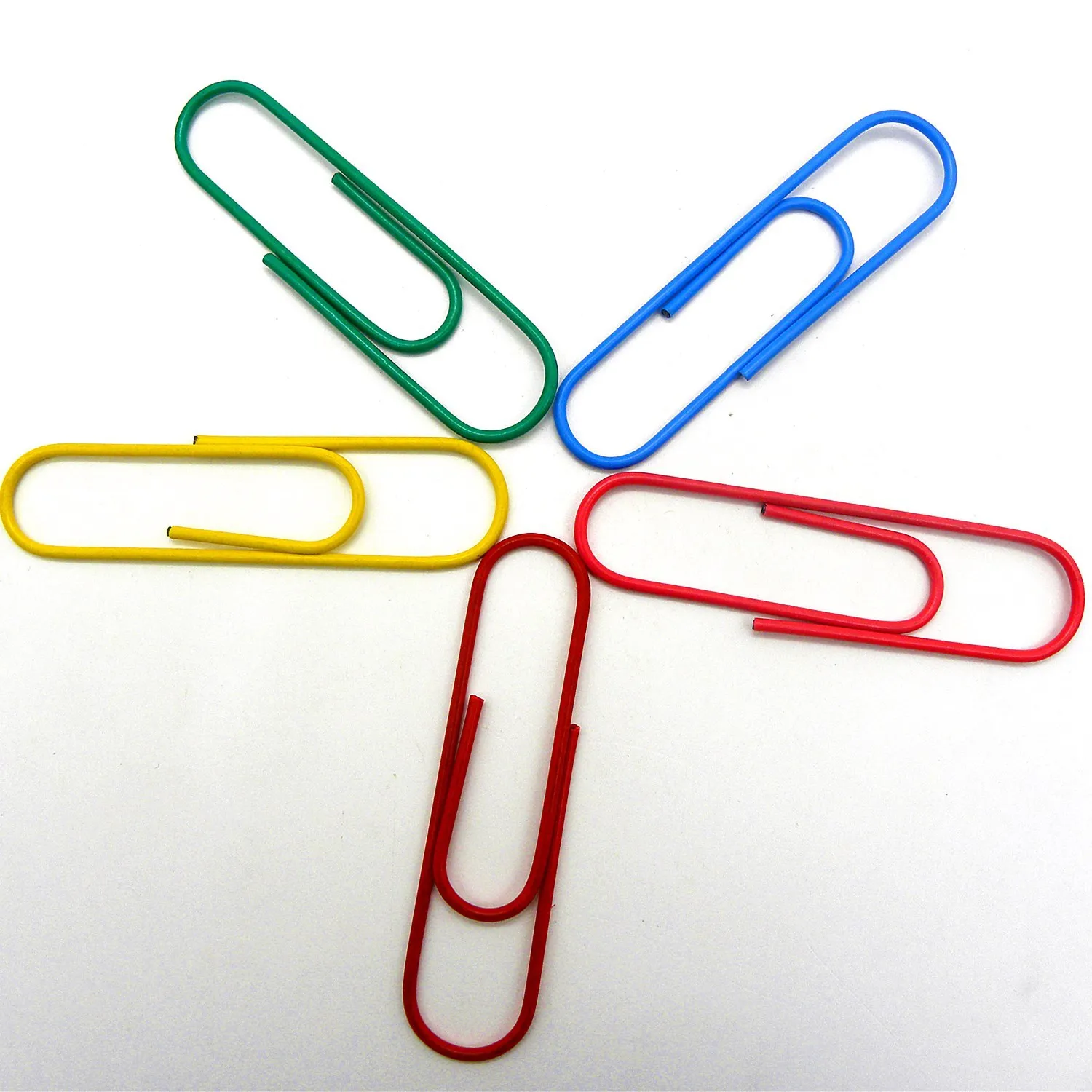 Super Large Paper Clips Vinyl Coated, 30 Pack 4 Inch Assorted Color Jumbo Paper Clip Holder, Multicolored Giant Big Sheet Hold