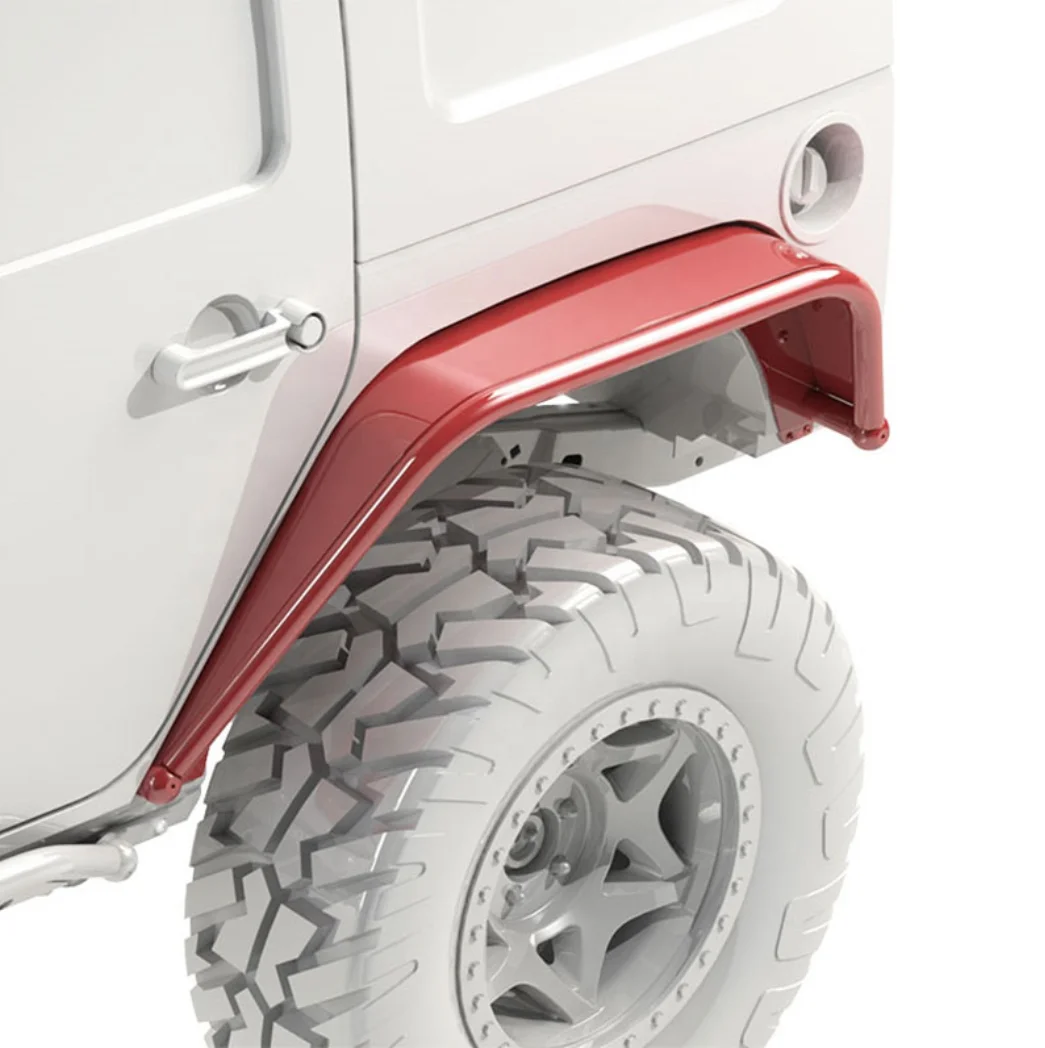 Aluminum Tuber Fenders Flare for Jeep Wrangler JK 2007-2017