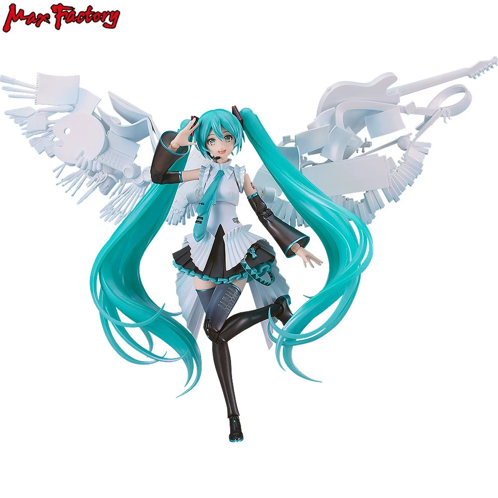 [In Stock] Original Max Factory Plamatea Piapro Hatsune Miku Happy 16Th Birthday Ver. 16Cm Anime Action Figure Model Toys