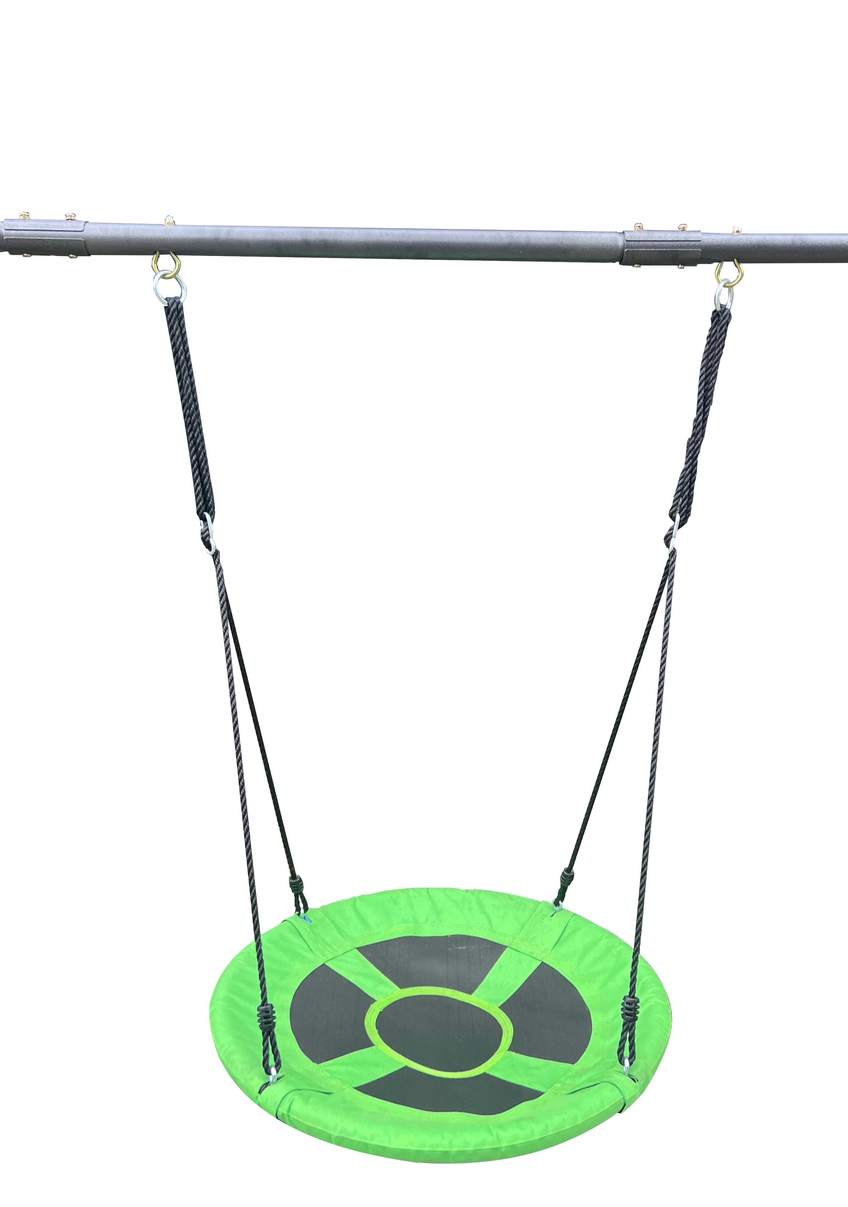 Outdoor Toddler Saucer Swing Set for Backyard, Playground Tree Swing Sets with Steel Frames, with Disc Tree Swing Playset