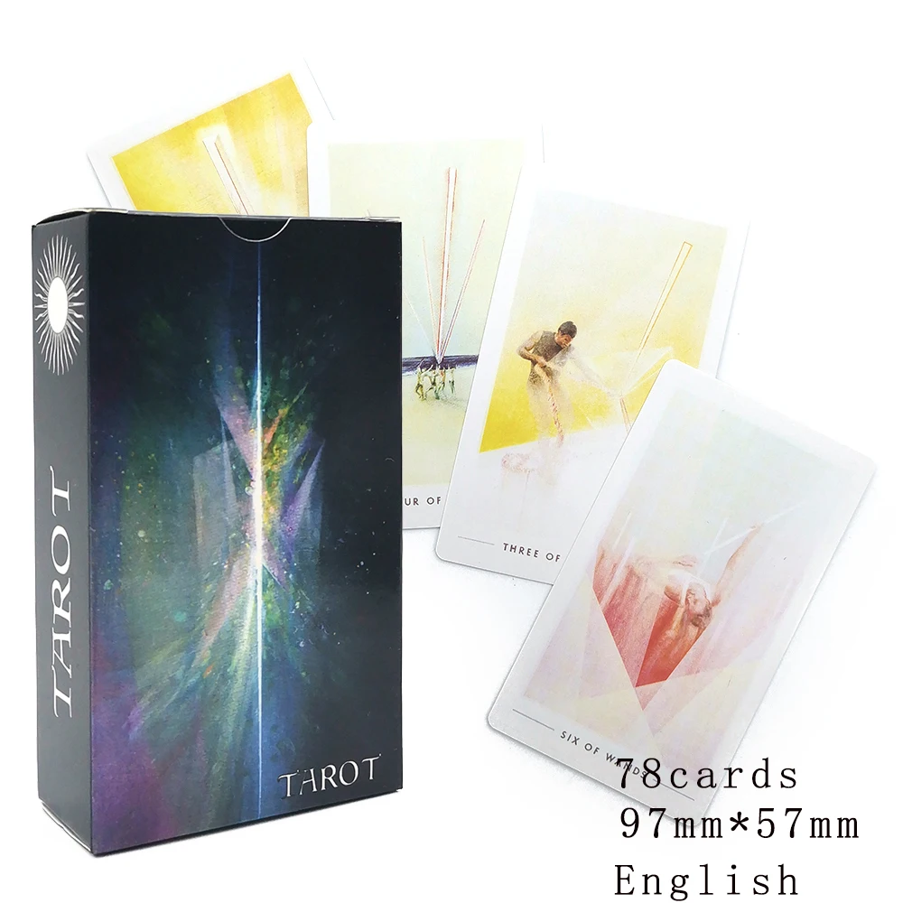 Das beliebteste Tarot-Deck, 78 Karten, Divination Fate Game Deck, englische Version, Spielkarten für Partyspiel, Tarot-Karten