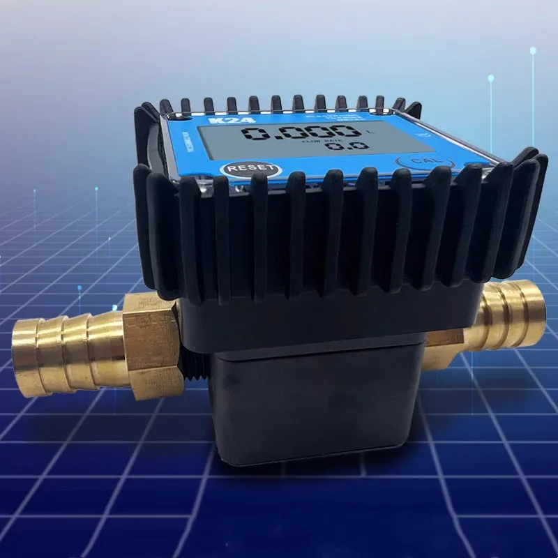 G1/4 G1/2 Micro Flow Digital Display Meter Gear Flow Meter Diesel Oil Hydraulic Oil Soy Oil Water 0.1-10L/min Pagoda