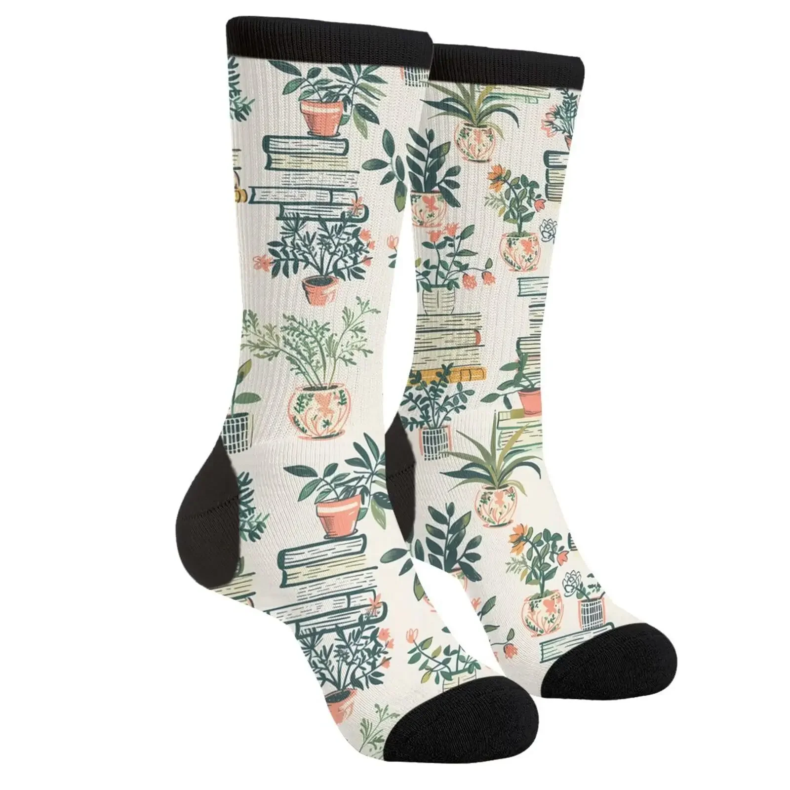 

Men's Book Reading Novelty Socks, Fun Casual Socks, Funny Socks Crazy Socks
