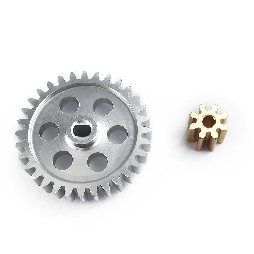 AXSPEED 0.5 Module 8T&32T Metal Gearbox Gear Set for Axial SCX24 1/24 RC Crawler Car Truck Model Universal Parts Accessories