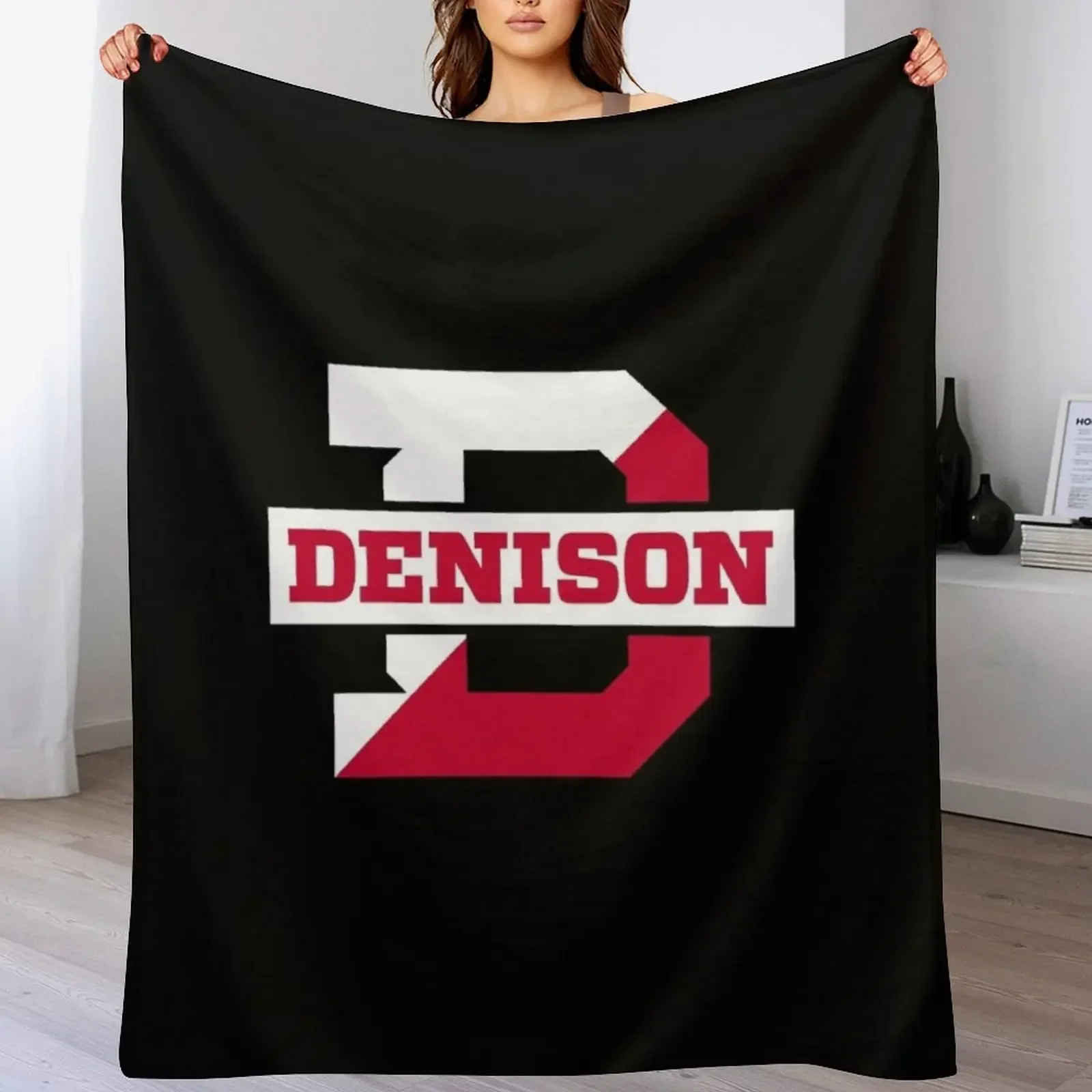 

Denison University Throw Blanket Plush Fuzzy Cozy Blanket for Couch Sofa