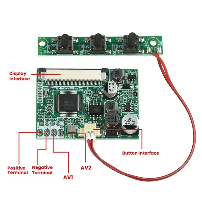 A99E-4.3-Inch LCD Monitor Driver Board Module Kit Monitor Motherboard For Car Audio-Visual Digital Photo Frame Multifunction