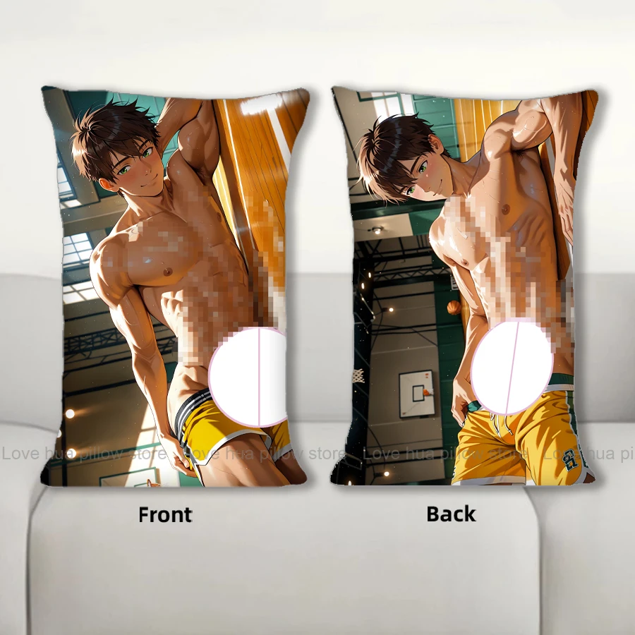 Anime Pillow Basketball player Dakimakura Nsfw Half body Cartoon Pillow Core Double Side Print 40x60