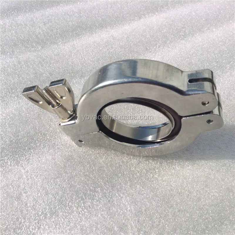 Semiconductor & Laboratory Vacuum Sealing System Aluminum Vacuum Clamps with Stainless Steel Centering Rings Metric Measurement