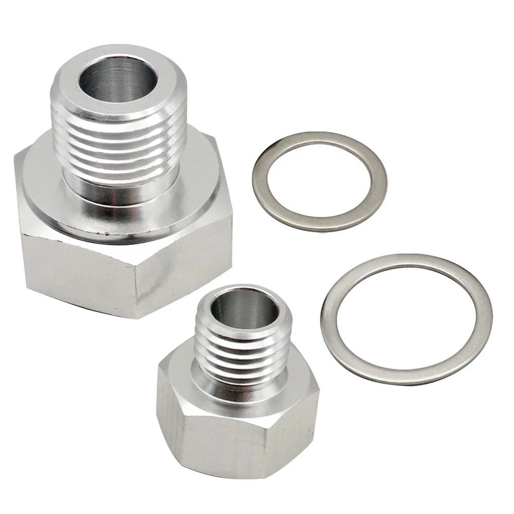 

For LS1 4.8 5.3 6.0 Swap M12 M16 Oil Pressure Coolant Temp Gauge Fitting Adapter