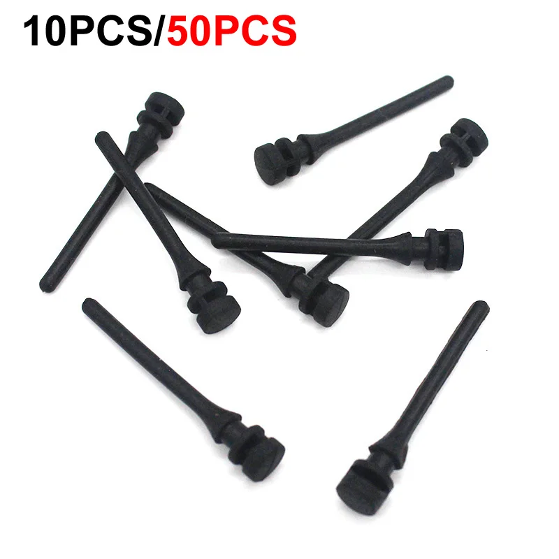 10/50Pcs 45mm Rivet Rubber PC Fan Noise Absorbtion Screw Fans Vibration Damping   Hand-pulled Shock-absorbing Nails Silicone Scr