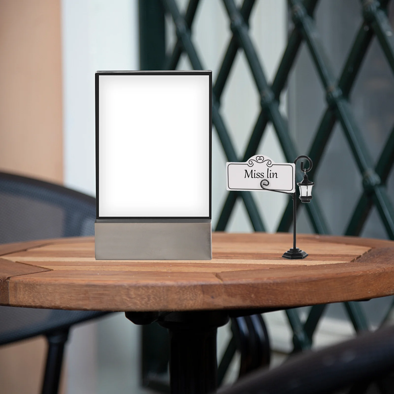 

5Pcs Table Number Holders Chic Wedding Table Card Stands Place Card Clips Photo Memo Holders for Celebration Events