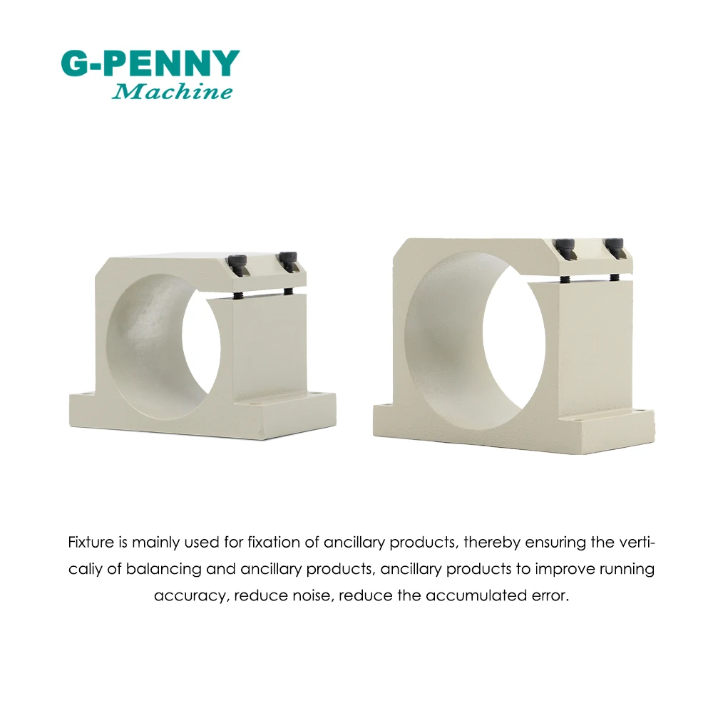 CNC Spindle Motor Clamping Bracket holder 65mm Diameter spindle Aluminium mounting Bracket 65mm Fixture!