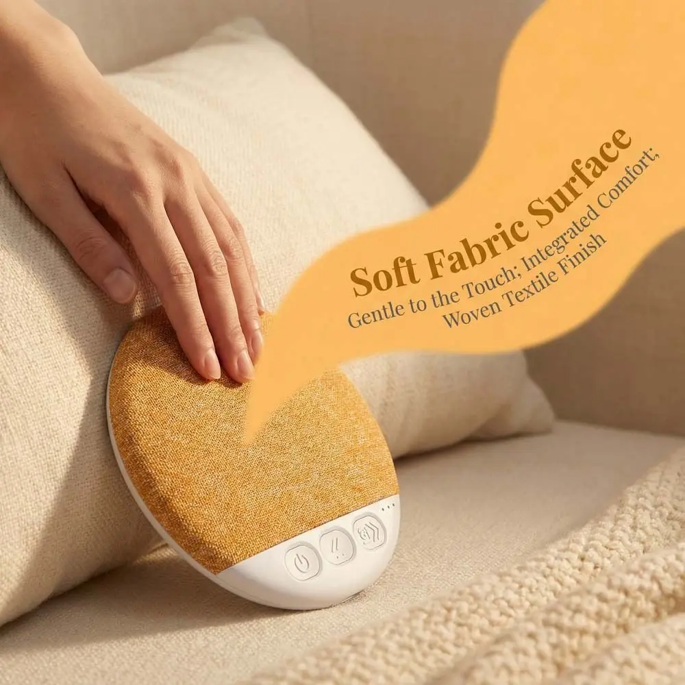 

Ultra-Thin Under Pillow Bluetooth Speaker For Better Sleep Mini White Noise Machine HiFi Stereo Sound Timed Shutdown