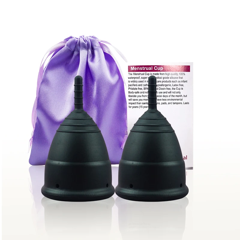 Soft Medical Silicone Menstrual Cup With Sterilizer Hypoallergenic Certified Menstruation Bowl Monthly Cycle Health Care Product