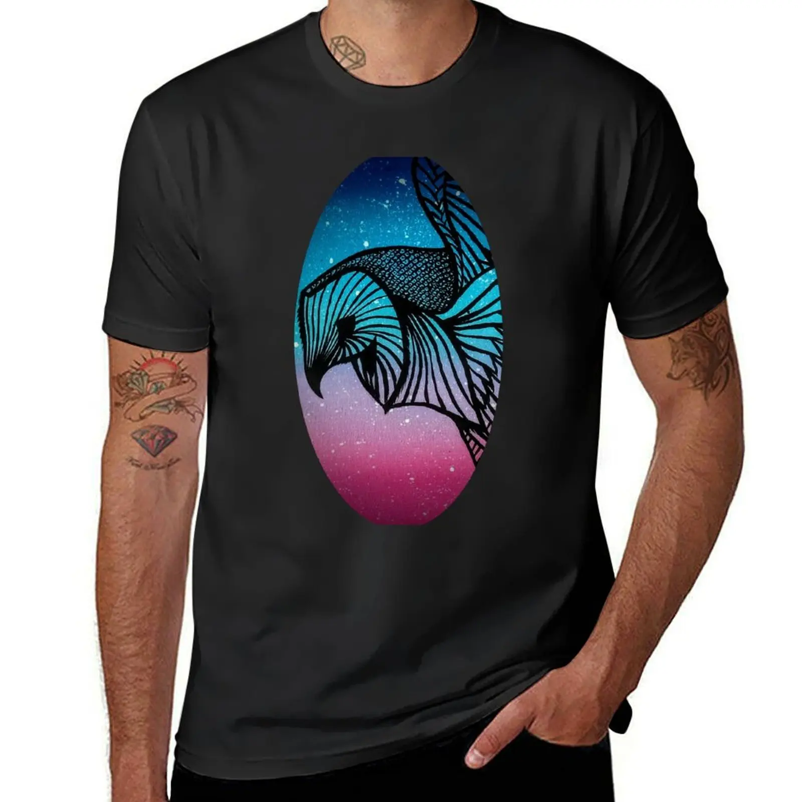 Abstract Barn Owl V2 T-Shirt oversized blanks summer top slim fit t shirts for men