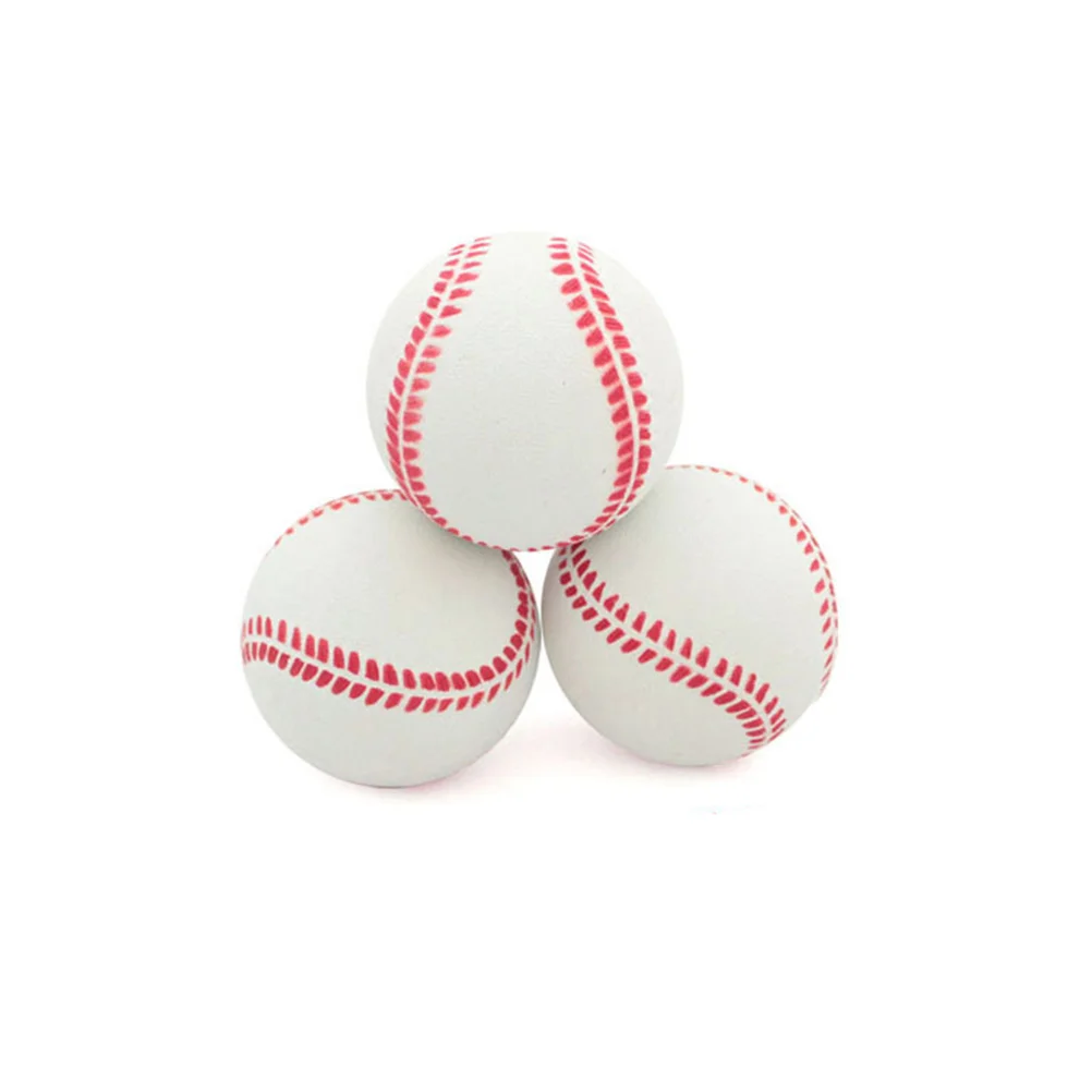 5pcs 25 Inch Sports Baseball Rubber Practice Bounce Ball for Beginner Sports Training Exercise rubber ball