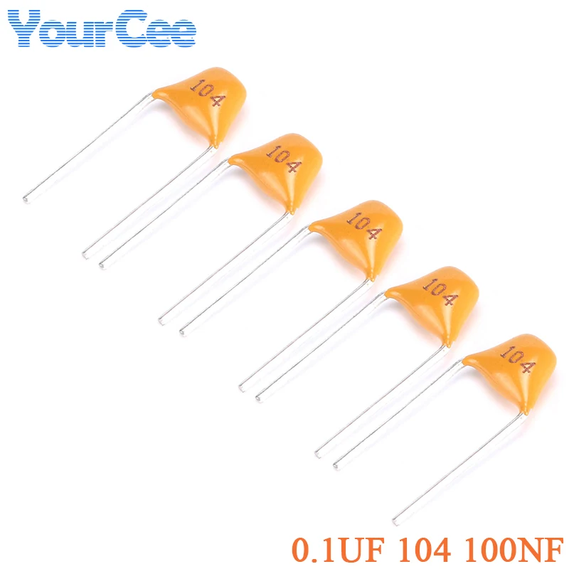 200 sztuk/50 sztuk 0.1UF 104 100NF 50V monolityczny ceramiczny kondensator chipowy MLCC wielowarstwowa pojemność ceramiczna 20%