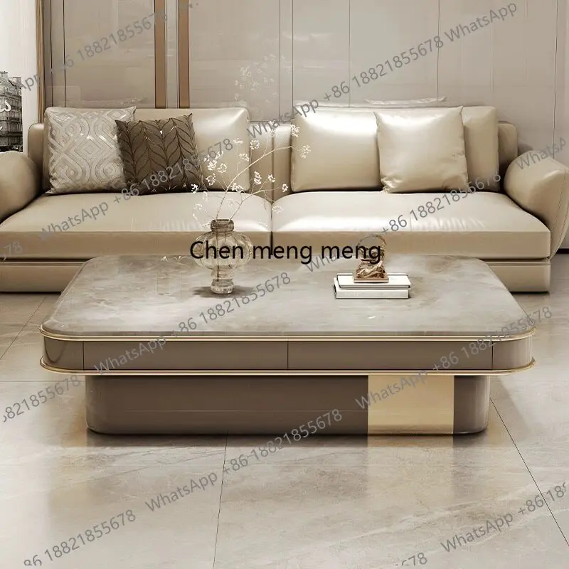 Creative light luxury new living room to increase the size of the apartment, high-end sense, coffee table