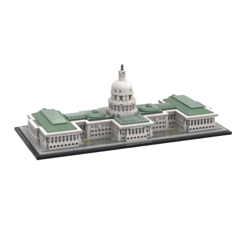 Modèle de série de construction de tours MOC - Ensemble de jouets de construction à petites particules avec 1503 pièces - Convient à tous les amateurs