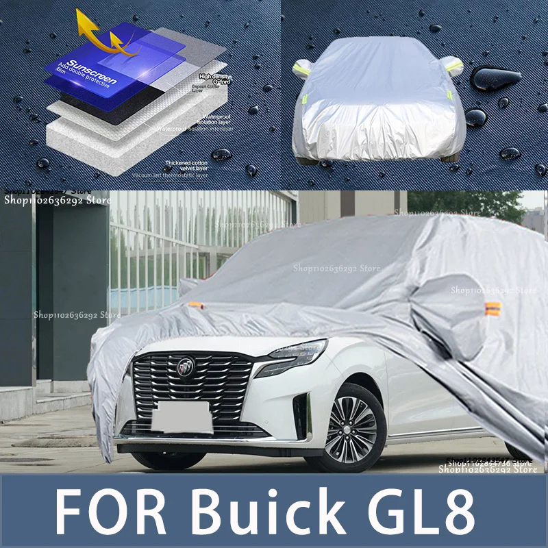 

For Buick GL8 Outdoor Protection Full Car Covers Snow Cover Sunshade Waterproof Dustproof Exterior Car accessories