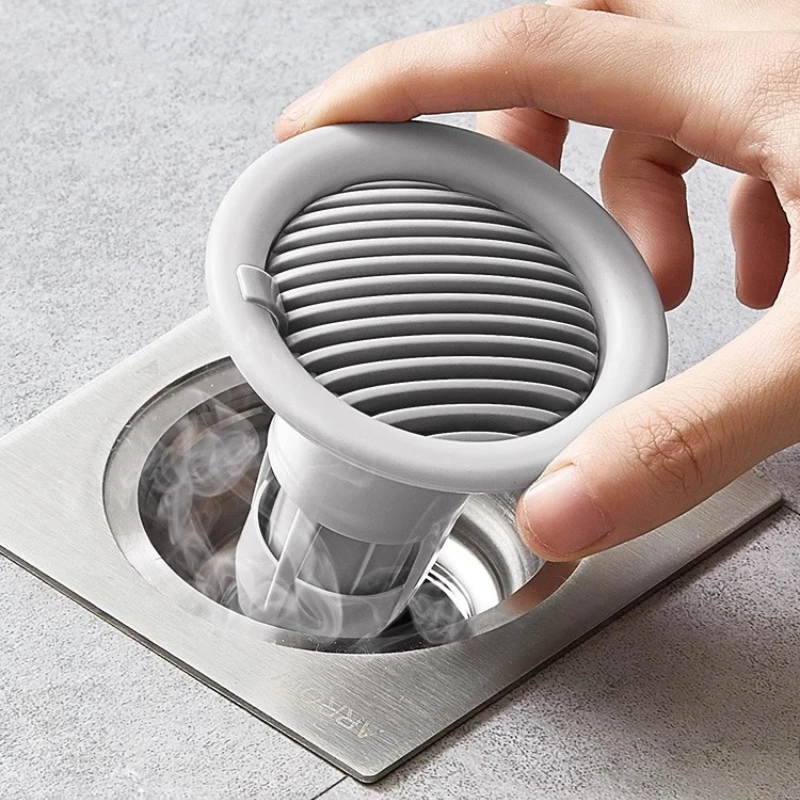 Anti-odor Floor Drain Sewer Pipe Anti-backodor Magic Tool Bathroom Filter Screen Toilet Sealing Cover Odor-blocking Inner Core