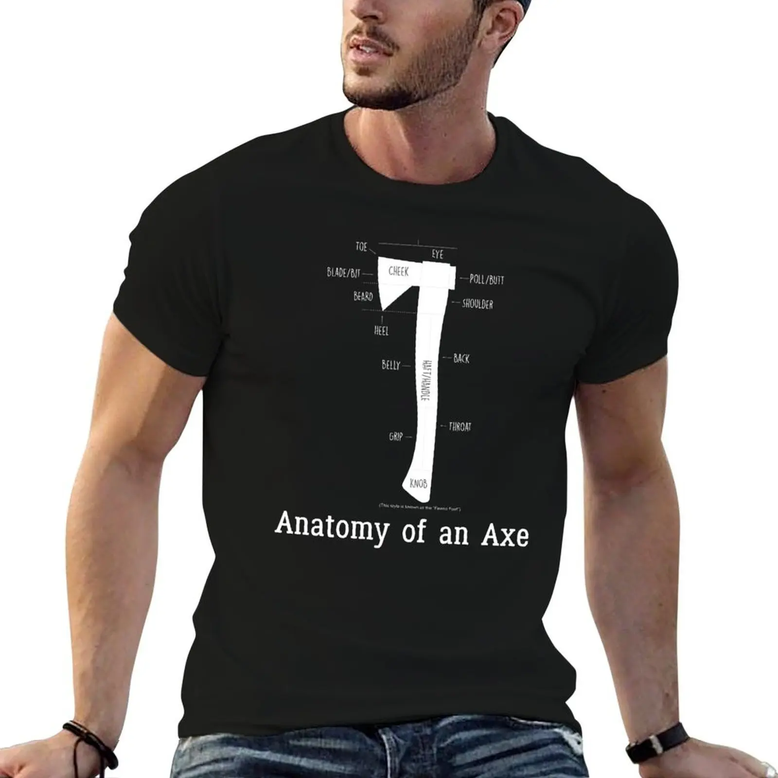 Anatomy of an Lumberjack Axe T-Shirt anime figures tshirts personalised anime shirts men