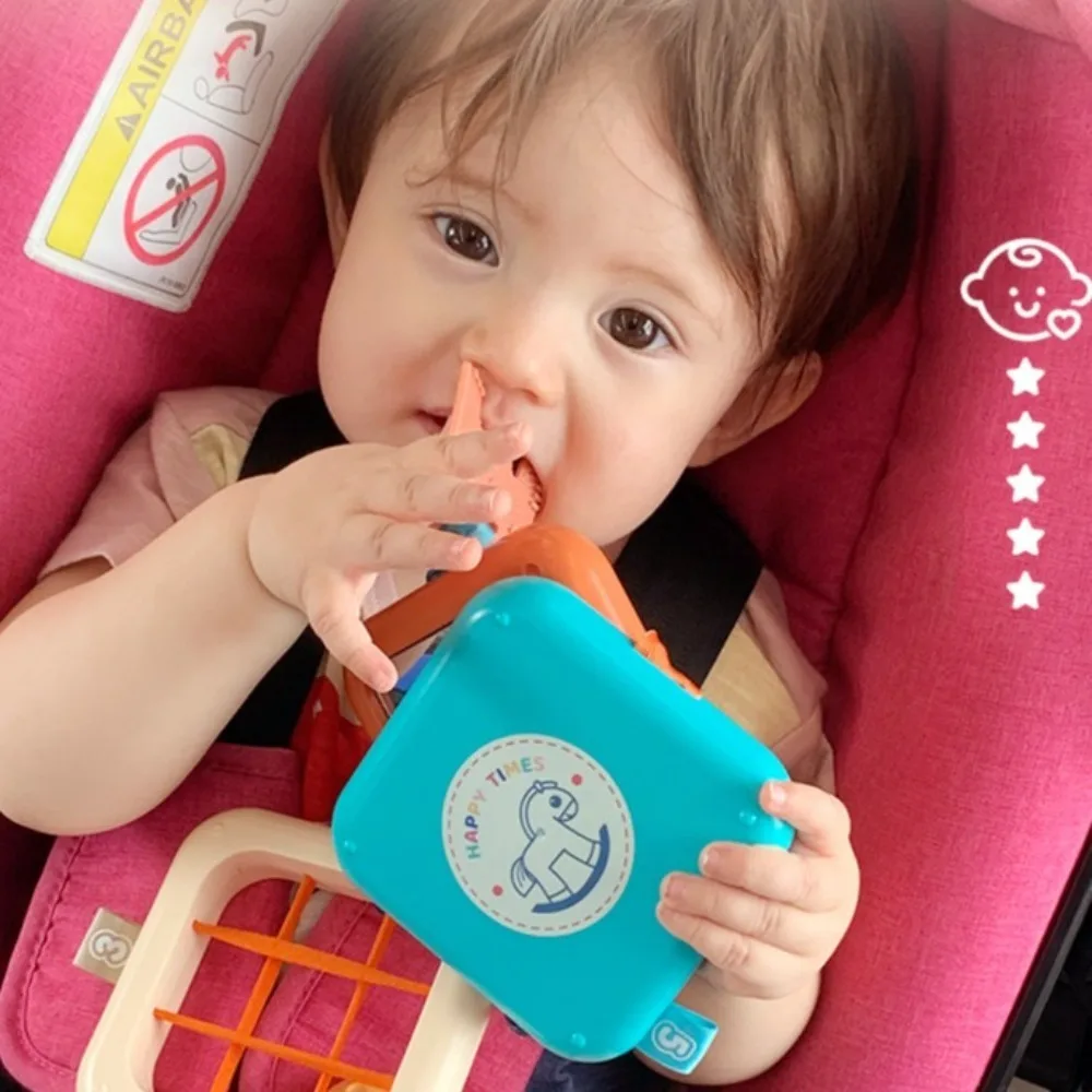 Hamburger Cubes Busy Cube Toy Folding Puzzle Sensory Toy Multifunctional Stacking Lightweight Fine Motor