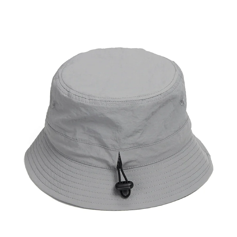 Waterproof Sun Hat Summer Outdoor Activities Bucket Hat Drawstring Hiking Fishing Sunbathing Camping Hat Multiple Size