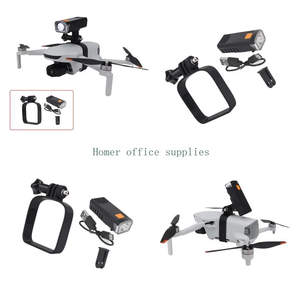 K43B Small Frame UAV Light with Charging Cable, Light Softer Light and Flash for ATOM3 Field Guidance and Low-Light Evening Use