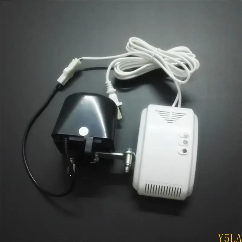 Y5LA MÉNAGE ALARME FEUILLE GAZ METHANE METHANE AVEC MANIPULATEUR AUTOMATIQUE FERME