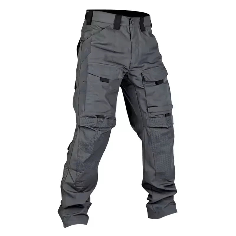 Taktische Hosen für Herren, Outdoor-Cargohosen mit mehreren Taschen, Militär-Kampfhosen, strapazierfähige Wander- und Arbeitshosen für Herren. – Detail 10