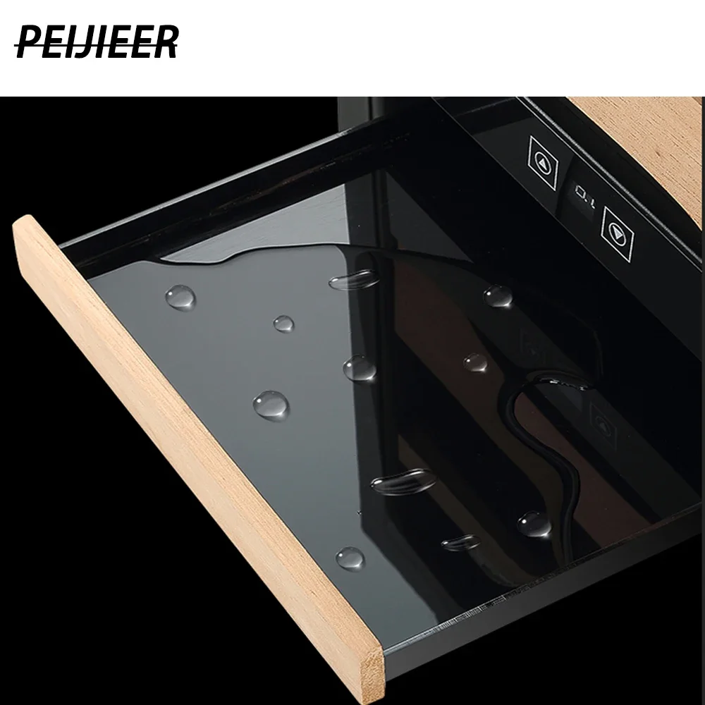 Raching C380a Oak อิเล็กทรอนิกส์เชอร์รี่ไม้แช่เย็นซิการ์ Cooler Humidor สําหรับขาย