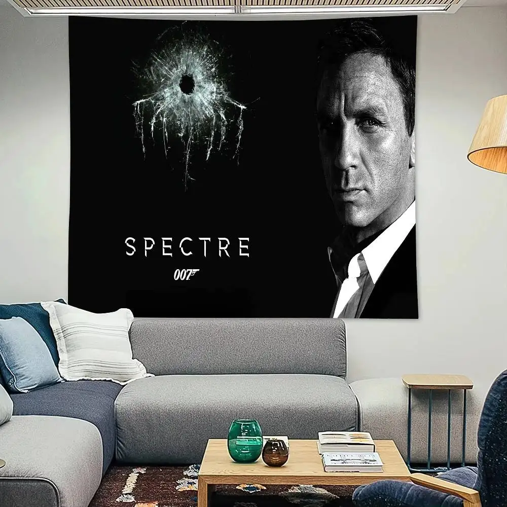 حار موضة فيلم J-James B-Bond 007 نسيج الديكور غرفة نوم عنبر خلفية القماش عطلة المنزل حفلة غرفة المعيشة نادي
