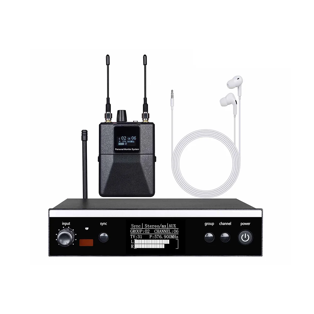 Monitor portátil PSM300 para estudio, sistema de monitoreo estéreo inalámbrico de Metal para puesta en escena, monitores intrauditivos para iglesia, 2025