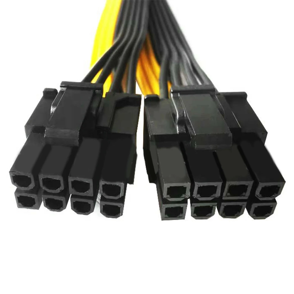 CPU 8Pin to Image Video Card Dual PCI-E PCIe 8Pin (6Pin + 2Pin) Power Distributor Cable 20cm 4Pcs