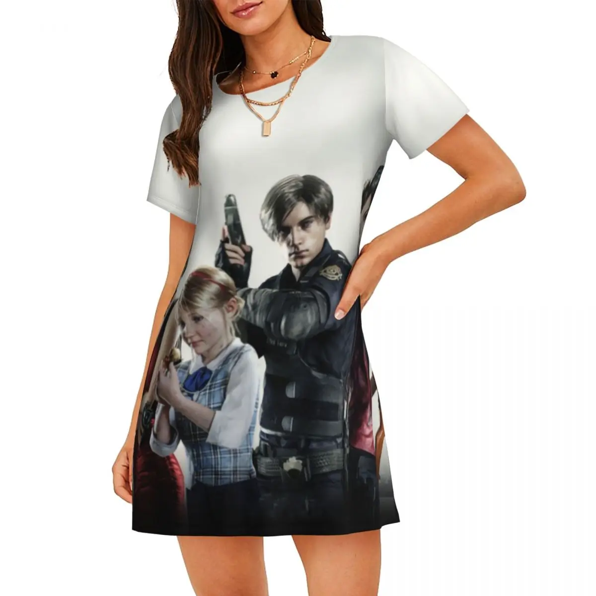 

Пользовательские корпорации зонтик геймер женская ночная рубашка с коротким рукавом эпический пуловер игровой пуловер ночная рубашка спальные рубашки