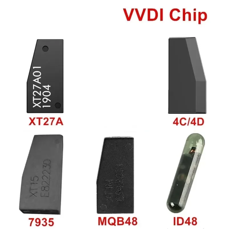 10pcs VVDI Chip Super Chip Car Key Chip XT27A 4D/4C 7935 XT15 MQB48 ID48 VVDI 48 XT37 Transponder Chip for VVDI2/VVDI