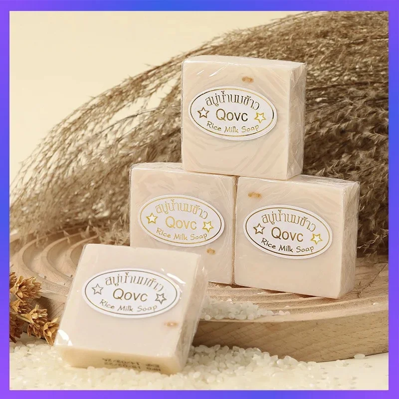 

Handmade Soap For Face Body Skin Lightening Soap Whitening Soap Rice Body Cleansing Soap Anti-acne Cleaning Brighten Skin Tools