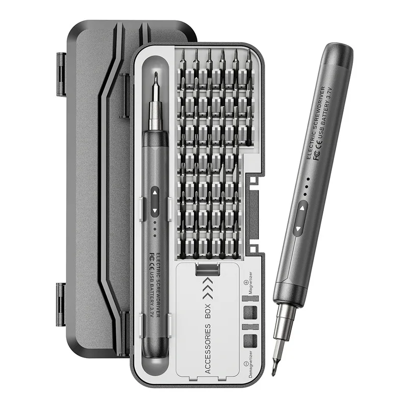 

Suitable for 46-In-1 small precision electric screwdriver, silent and durable battery life, rechargeable large torque household