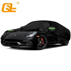 Waterproof Car Cover Fit 1997-2024 Porsche 718 Boxster with Zipper Door & Windproof Bands  for Snow Rain Dust Hail Protection