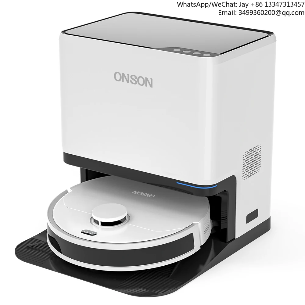 

Remote Control Intelligent Robot Vacuum Cleaner With Self Emptying Dustbin