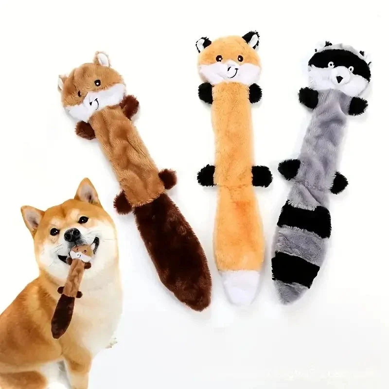 

Bite Resistant Vocal Pet Products Grinding Teeth Cleaning Educational Dollplush Fur Shell Dog Toy