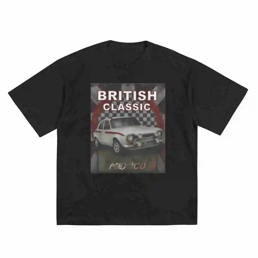 Vintage Escort Mexico Rally Car 1960S 70S Short Sleeve Tee 100% Cotton T-Shirt