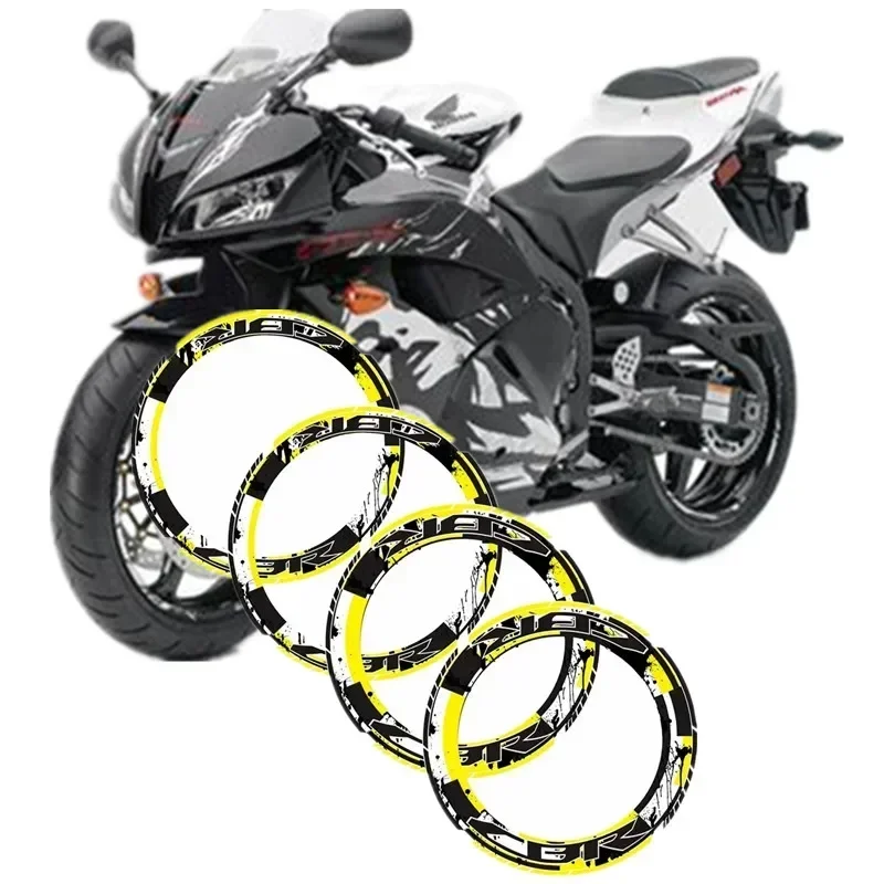

For HONDA CBR600RR CBR1000RR CBR250R CBR900RR Moto Parts Contour Wheel Decoration Decal Sticker - 3