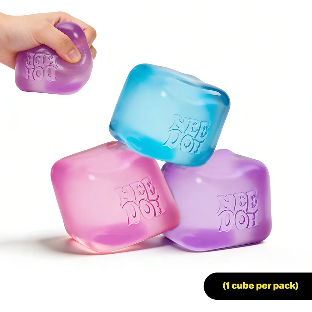 

Сенсорная игрушка-антистресс Schylling NeeDoh Nice Cube Squishy, игрушка для снятия напряжения и снятия стресса для детей, сувенир для вечеринок